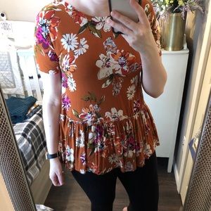 Agnes and Dora Peplum top